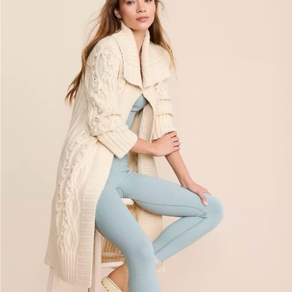 Lou & Grey Ivory Knit Sweater size xs